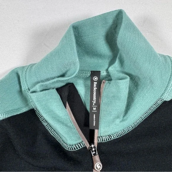 Backcountry Cedars RWS Merino Mid-Wt Baselayer 1/4-Zip Top Medium - Picture 7 of 8